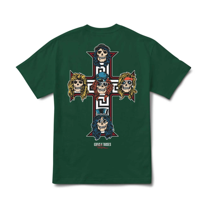 skateboard PRIMITIVE x GUNS N' ROSES - Illusion Team - noir - vert skateboard PRIMITIVE x GUNS N' ROSES - Illusion Team - noir - vert